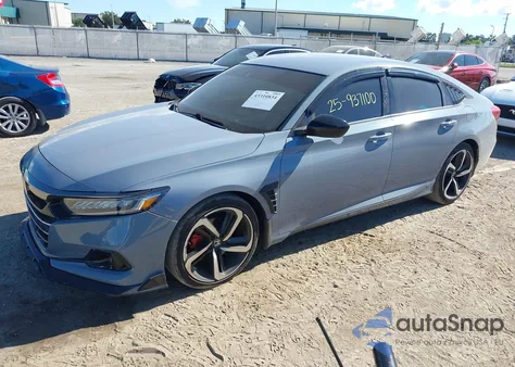 2022 Honda Accord Sport z USA, uszkodzony, nr VIN 1HGCV1F39NA034589